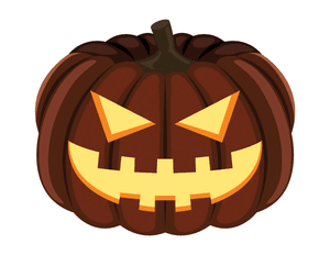 Glowing Jack-o'-lantern Photo Booth Prop