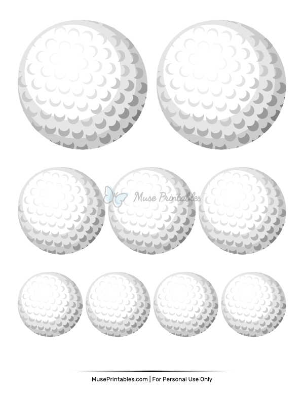 Golf Ball Photo Booth Prop