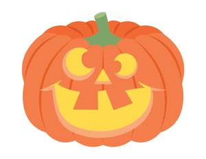 Goofy Jack-o'-lantern Photo Booth Prop