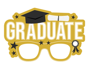 Graduate Glasses Photo Booth Prop