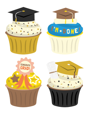 Graduation Cupcake Photo Booth Prop