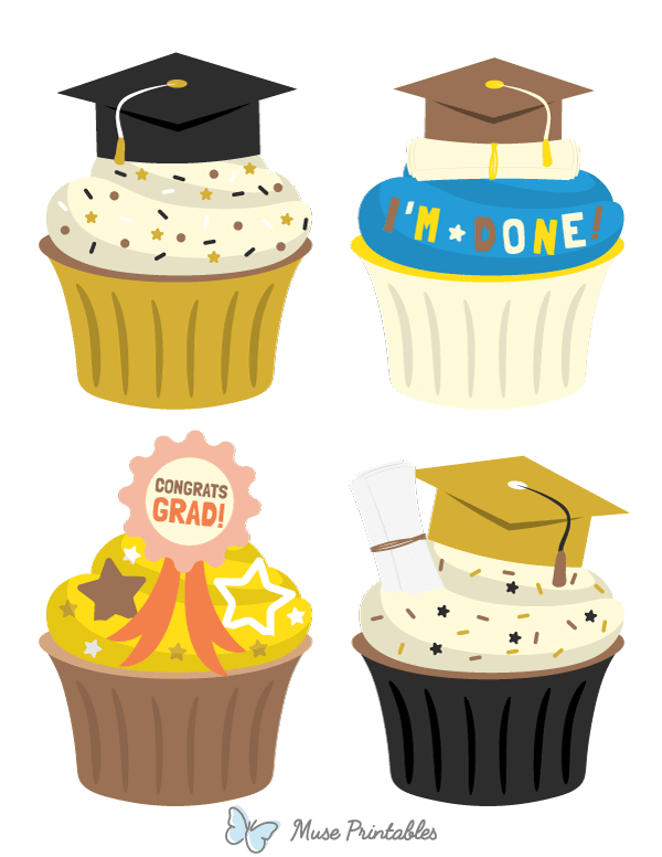 Graduation Cupcake Photo Booth Prop