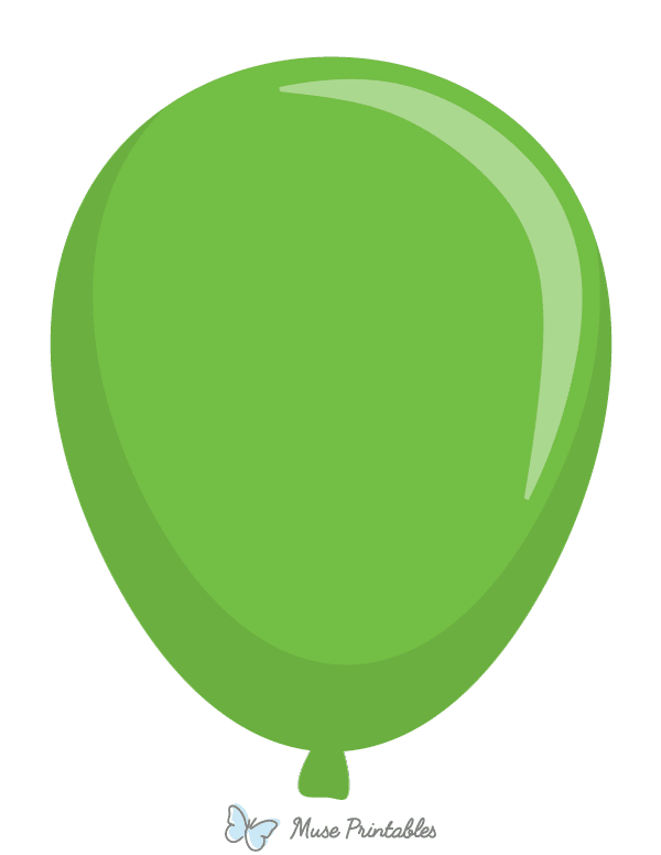 Green Balloon Photo Booth Prop