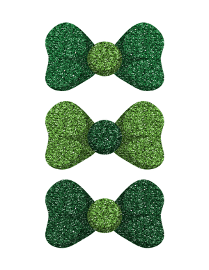 Green Glitter Bow Tie Photo Booth Prop