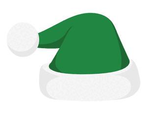 Green Santa Claus Hat Photo Booth Prop
