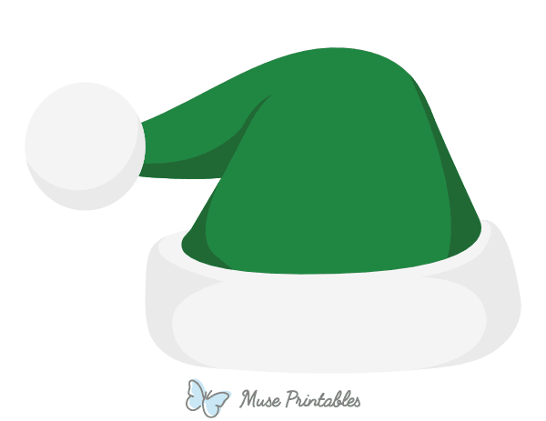 Green Santa Claus Hat Photo Booth Prop