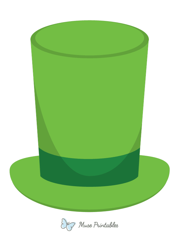 Green Top Hat Photo Booth Prop