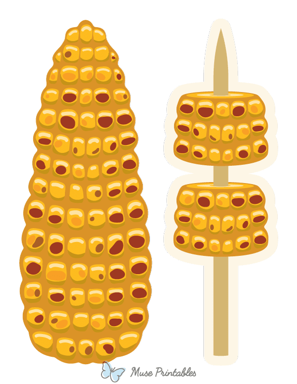 Grilled Corn on the Cob Photo Booth Prop