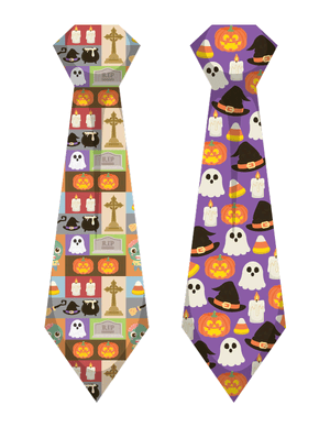 Halloween Tie Photo Booth Prop