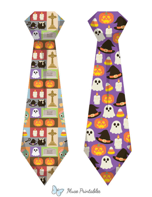 Halloween Tie Photo Booth Prop