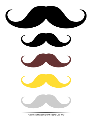 Handlebar Mustache Photo Booth Prop