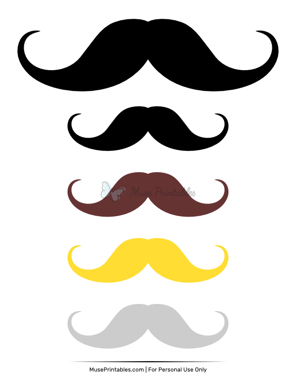 Handlebar Mustache Photo Booth Prop