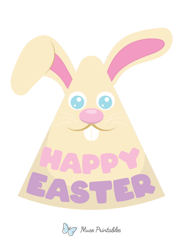 Happy Easter Hat Photo Booth Prop