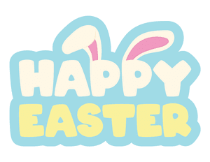 Happy Easter Photo Booth Prop