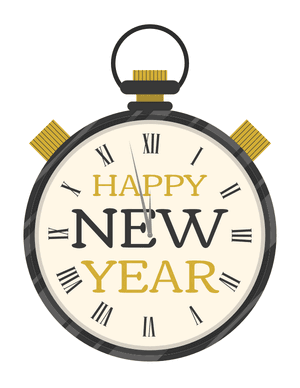 Happy New Year Watch Photo Booth Prop