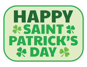 Happy Saint Patrick's Day Photo Booth Prop