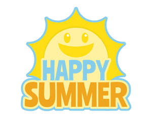 Happy Summer Photo Booth Prop