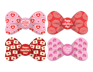 Happy Valentine's Day Bow Tie Photo Booth Prop