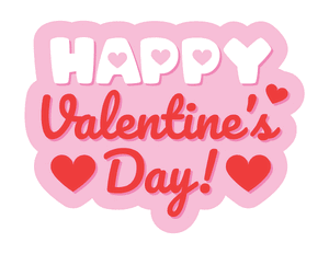 Happy Valentine's Day Photo Booth Prop