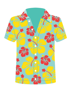 Hawaiian Shirt Photo Booth Prop