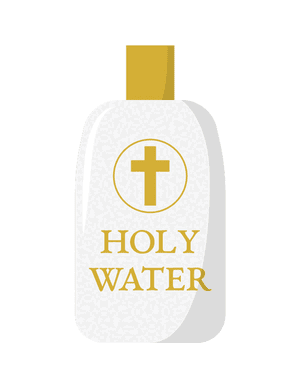 Holy Water Photo Booth Prop