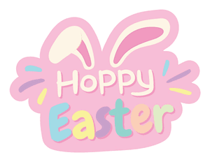 Hoppy Easter Photo Booth Prop