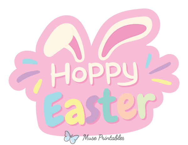 Hoppy Easter Photo Booth Prop