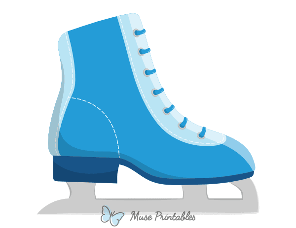 Ice Skate Photo Booth Prop