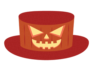 Jack-o'-lantern Hat Photo Booth Prop