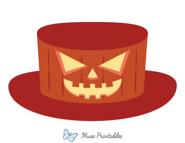 Jack-o'-lantern Hat Photo Booth Prop