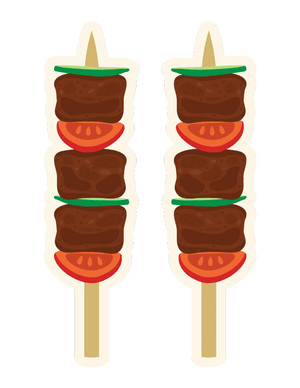 Kebab Photo Booth Prop