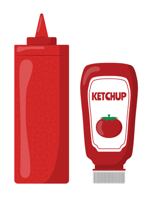 Ketchup Photo Booth Prop