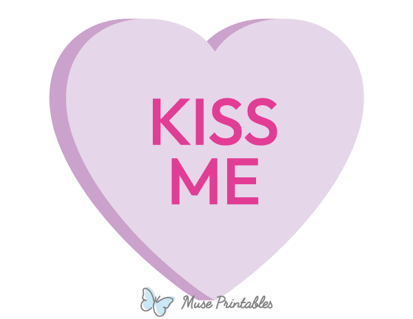 Kiss Me Heart Photo Booth Prop