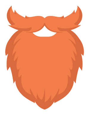 Leprechaun Beard Photo Booth Prop