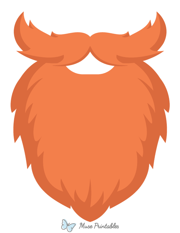 Leprechaun Beard Photo Booth Prop