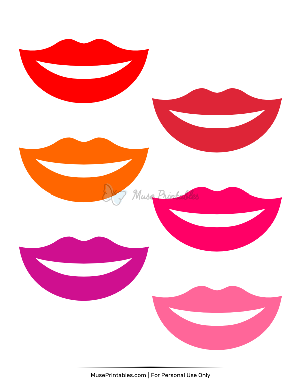 Lips Photo Booth Prop