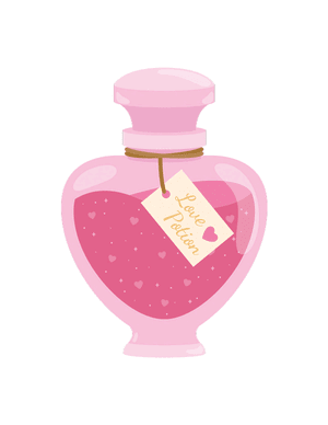 Love Potion Photo Booth Prop