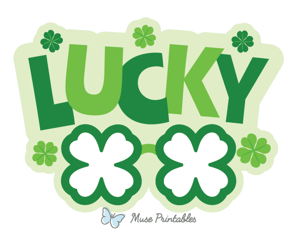 Lucky Glasses Photo Booth Prop