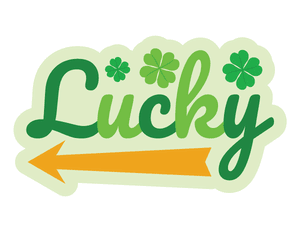 Lucky Left Arrow Photo Booth Prop