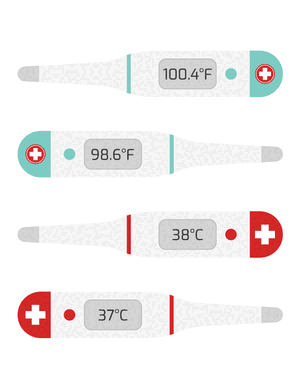 Medical Thermometer Photo Booth Prop