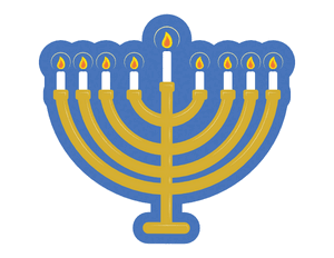 Menorah Photo Booth Prop