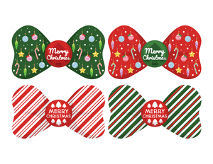 Merry Christmas Bow Tie Photo Booth Prop