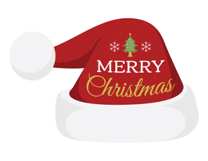 Merry Christmas Hat Photo Booth Prop