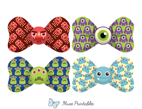 Monster Bow Tie Photo Booth Prop
