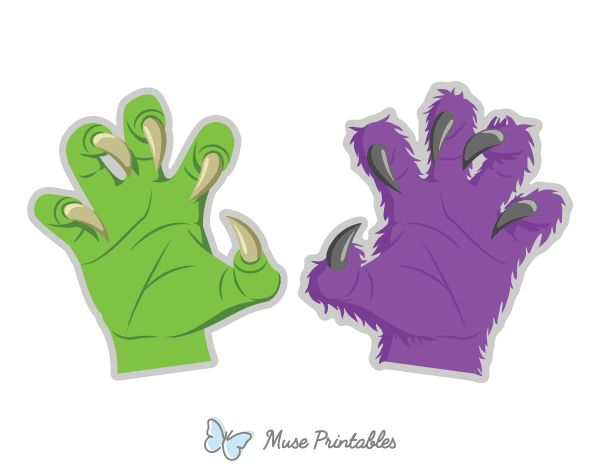Monster Claw Photo Booth Prop
