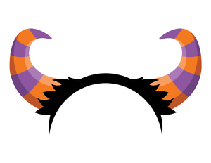 Monster Horns Photo Booth Prop
