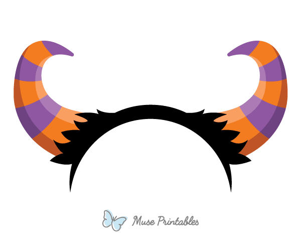 Monster Horns Photo Booth Prop