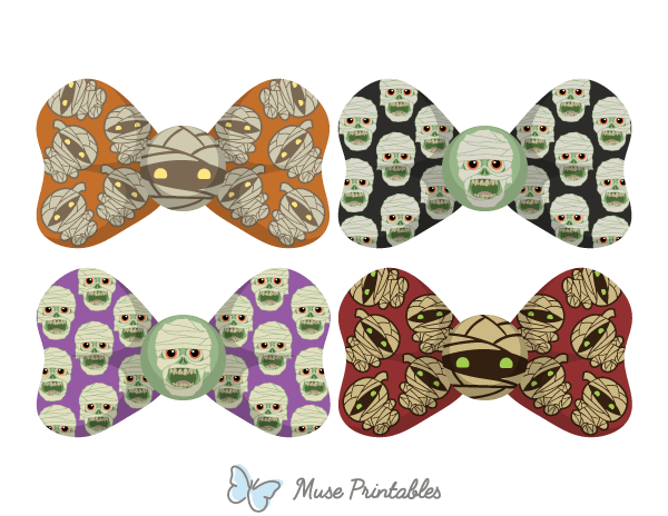 Mummy Bow Tie Photo Booth Prop