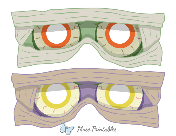 Mummy Glasses Photo Booth Prop