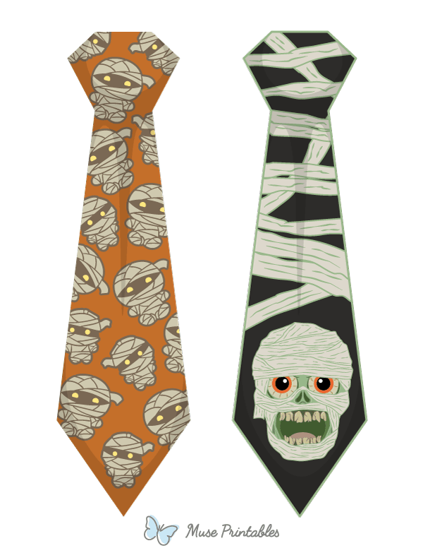 Mummy Tie Photo Booth Prop